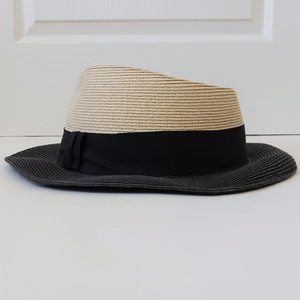 NEW Tilley Unisex TOYO Fedora Natural/Black Size M